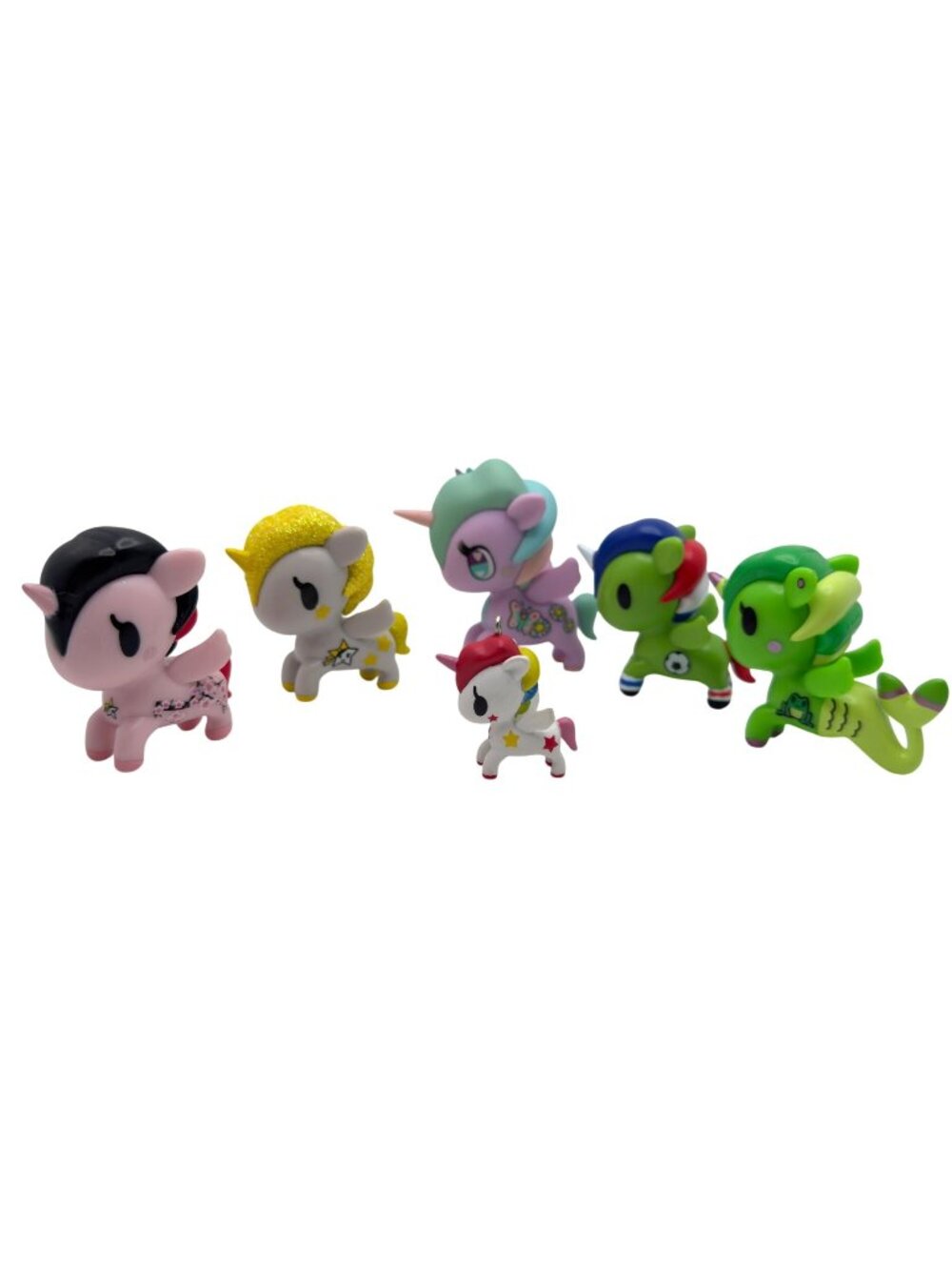 Tokidoki Unicorno Neon Star Squad Set Of 6 Vinyl Figures Collectible Minis